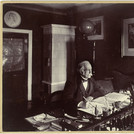 Theodor Fontane am Schreibtisch