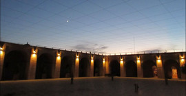 Hof im Basar von Qazvin, Foto: N. Riemer