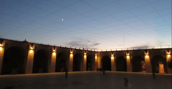 Hof im Basar von Qazvin, Foto: N. Riemer
