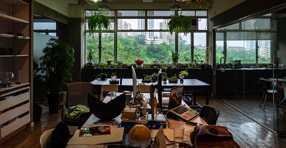 Büro in Hongkong. | Foto: Kaya Neutzer