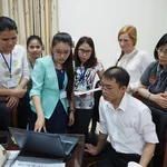 Presentation of results in small groups