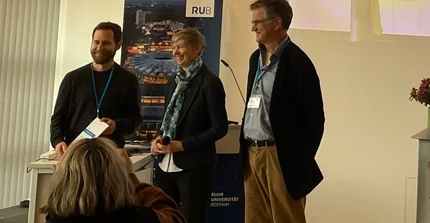 Dr Erwin Rottler receives his award