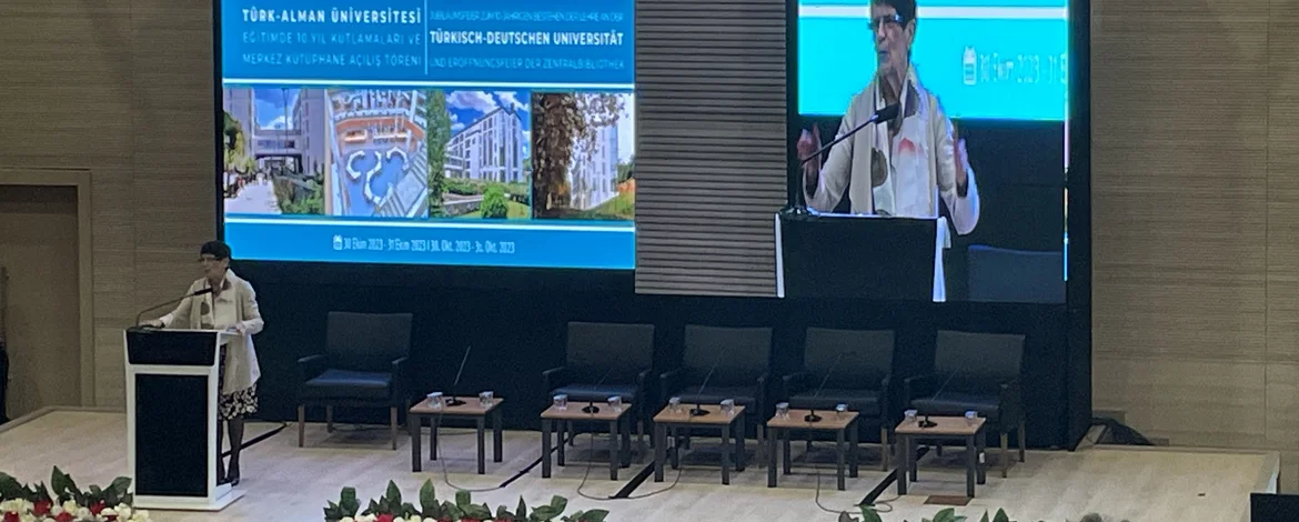 Frau Prof. Dr. Rita Süssmuth auf der LITES-Konferenz in Istanbul - 