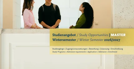 Studienangebot Master Sommersemester 2023 Coverbild