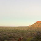 Blick auf ein Bergplateau