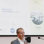 Begrüßung der Teilnehmenden durch Prof. Dr. Borowski