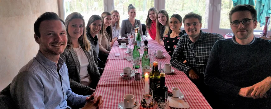 Lehrstuhlteam beim Semesterauftakt