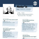 Steckbrief des Mentors Anette Jesusek