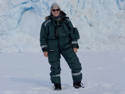 CLEWS student Tessa Möller in Svalbard, 2023