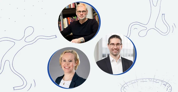 Was Heiko Christians (o.), Dr. Stefan Lindow (r.) und Winnie-Karen Giera (u.) über die Zukunft der UP denken.