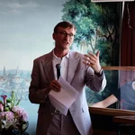 Prof. Neitzel mit Teammitgliedern bei der Eröffnungsrede