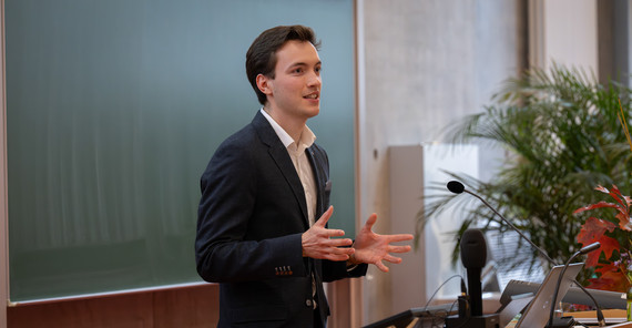 Paul Plitzner vom Fachschaftsrat