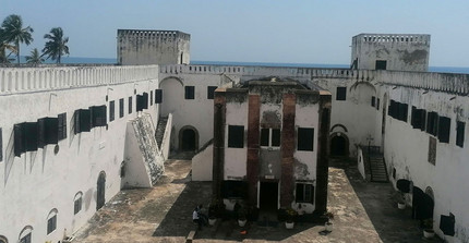 Elmina Castle: Blick auf den Innenhof der Soldaten
