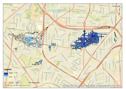 Potential flood plain in Berlin