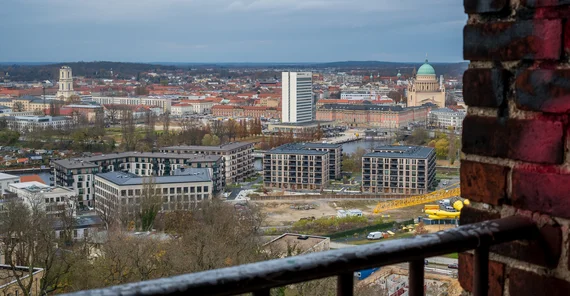Foto mit Blick auf das Stadtzentrum