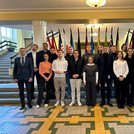The group in the Baltic Defence College.