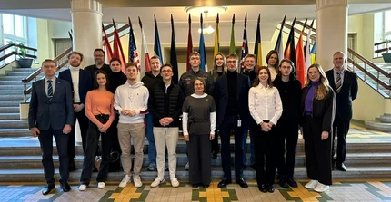 The group in the Baltic Defence College.