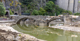 Damage after the flood in the Eifel