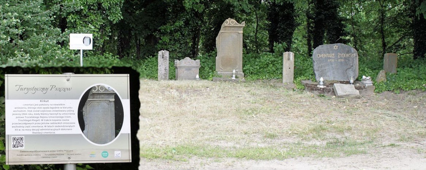 Ehrenreihe des Jüdischen Friedhofs in Pszczew