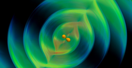 Simulation of gravitalional Waves