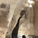 Die antiken Steinbrüche in den Glockenhöhlen.