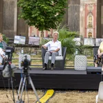 Die Gäste des „UP.talk“ im Gespräch