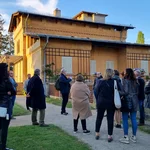 Die Mitglieder des Steering Committees der EDUC Allianz bei einem Spaziergang durch den Park Sanssouci.
