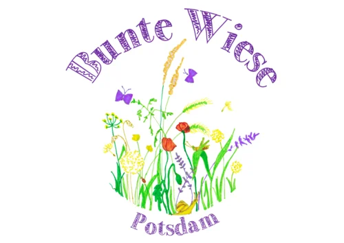 Logo of Bunte Wiese (different flowers and butterflies)