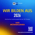 Anerkannter Ausbildungsbetrieb der IHK Potsdam