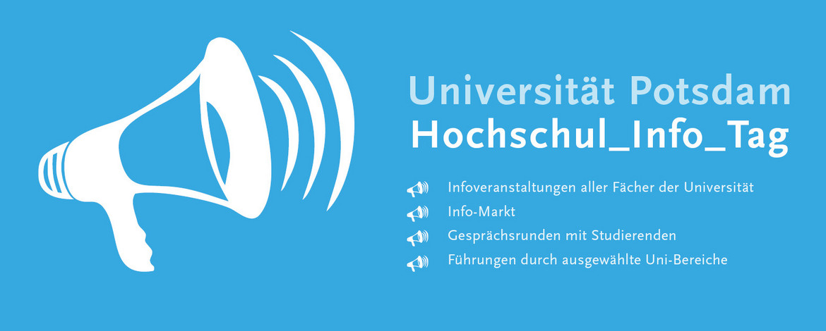 Hochschulinformationstag Grafik - University Open House | June 7, 24