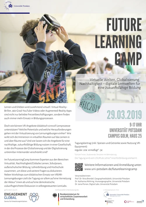 Flyer des Future Learning Camps