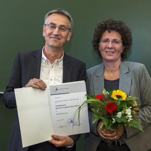 Die Preisträgerin Frau Petra Lenz.