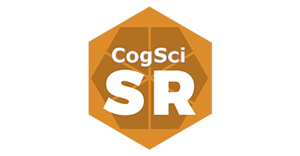 Logo, Hexagon mit den Buchstaben CogSci SR