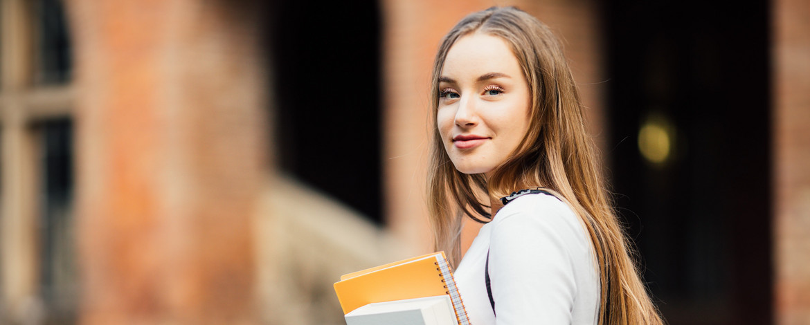 Portrait of a young female Student