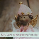 rosafarbene Engelsfigur