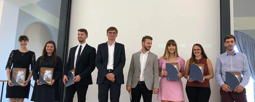 Der erste Abschlussjahrgang des MA International War Studies, der gemeinsam vom University College Dublin und der Universität Potsdam ausgerichtet wird.