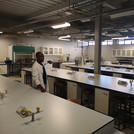 Soil lab at BIUST, Palapye, Botswana