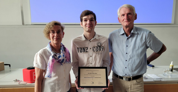 Prof. Bettina Schnor, Marc Fabian Lindner und Wolfgang Severin