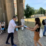 Verabschiedung des SVB-Jahrgangs 2020/21 bei den Kolonnaden der Uni Potsdam