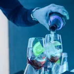 On the Rocks: Blueberry Gin Sour. Foto: C. Freytag | rotschwarzdesign
