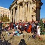 Neues Palais zum Weihnachtsliederdreh