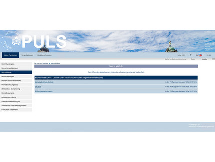 Screenshot von einer Webseite