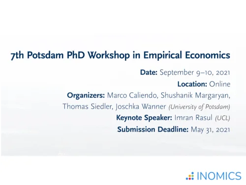 7th PhD Workshop in Empirical Economics