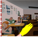 three usages of the VR-classroom (classroommanagement, discussions, experimental settings)