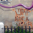 Graffiti, Tunis. „Mithilfe der Kunst kann man leben.“