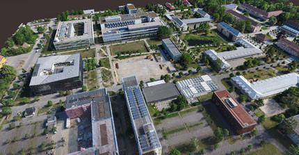 3D point cloud model of the Golm Campus
