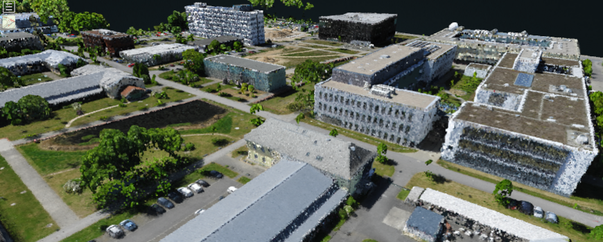 Ebee point cloud, Golm campus (2018 )
