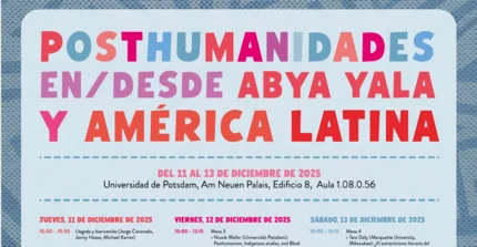 Bild Posthumanidades en desde Abya Yala Dez 2025 Universität Potsdam Haase