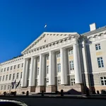 Das Hauptgebäude der Universität Tartu.