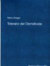 Cover von "Toleranz der Demokratie"